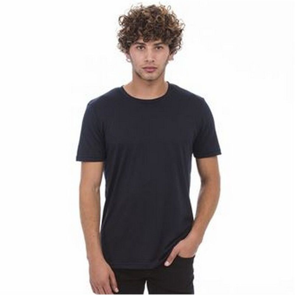 AWDis Mens Tri Blend T Shirt / Heather Black
